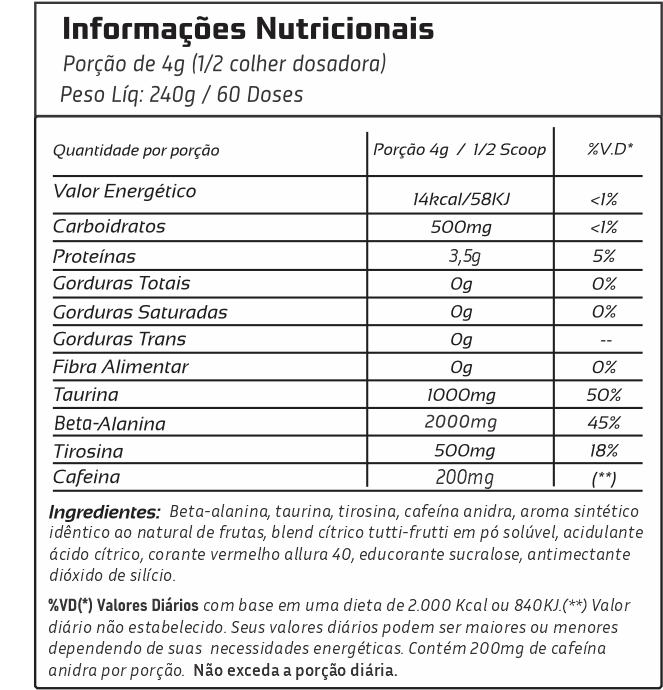 Sinister pré-treino 30 doses - Imagem 2